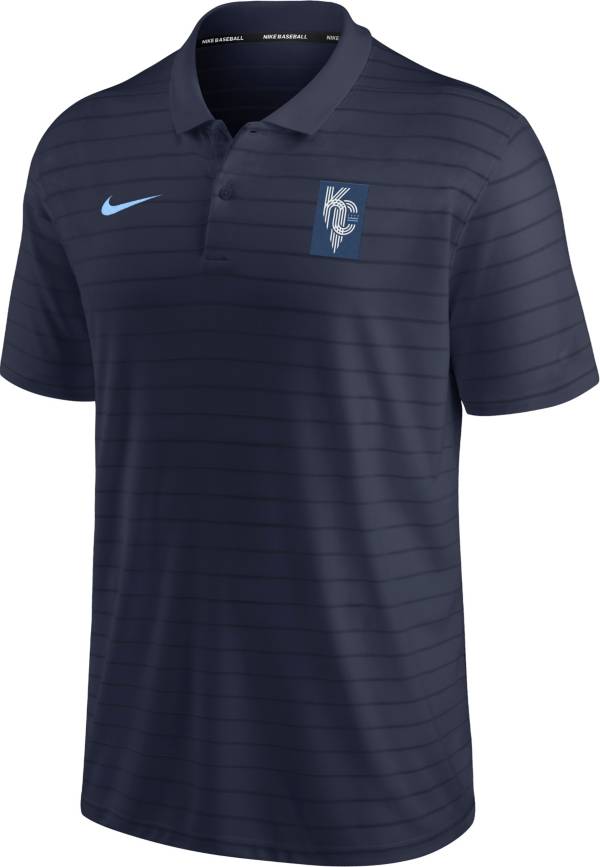 Nike Men's Kansas City Royals 2022 City Connect Striped Polo