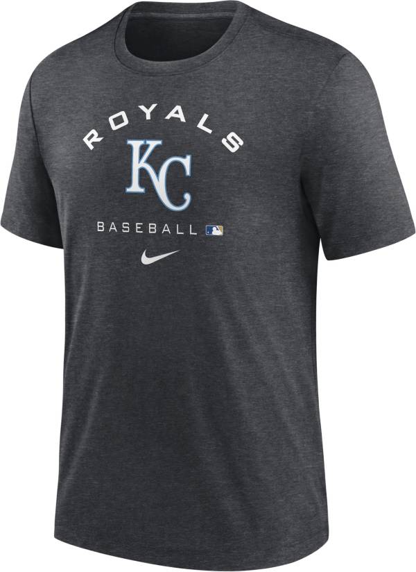 Nike Men's Kansas City Royals Gray Early Work T-Shirt