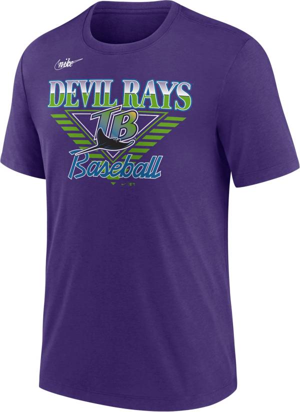 Nike Men's Tampa Bay Rays Purple Cooperstown Rewind T-Shirt