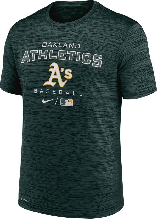 Nike Men's Oakland Athletics Green Legend Velocity T-Shirt