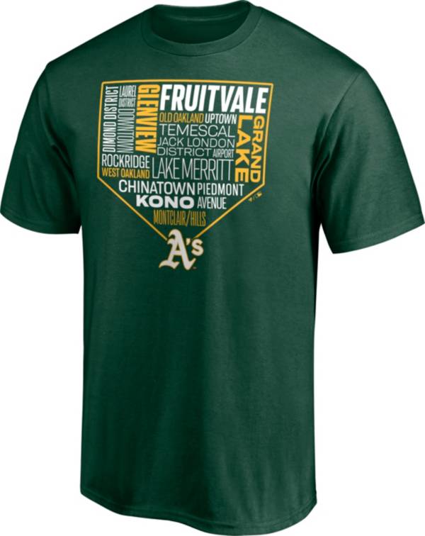 Fanatics Men's Oakland Athletics Green Neighborhood T-Shirt