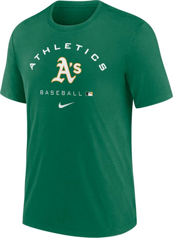 Nike Men's Oakland Athletics Green Early Work T-Shirt