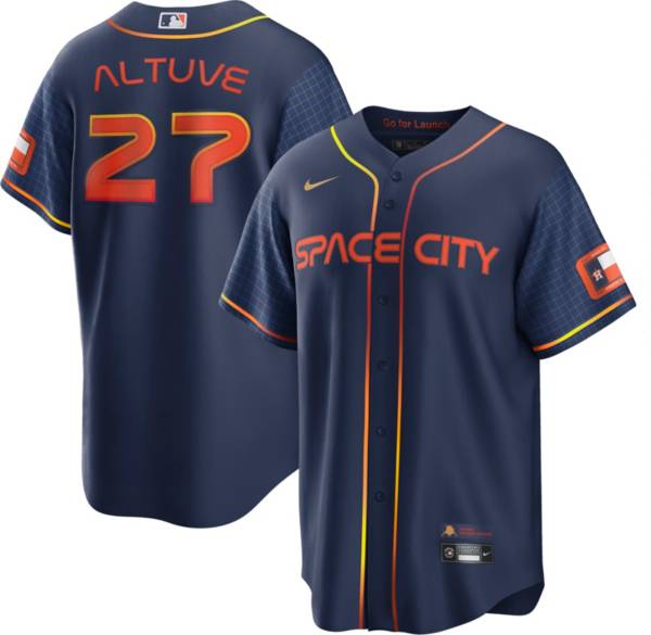 Nike Men's Houston Astros 2022 City Connect José Altuve #27 Cool Base Jersey product image