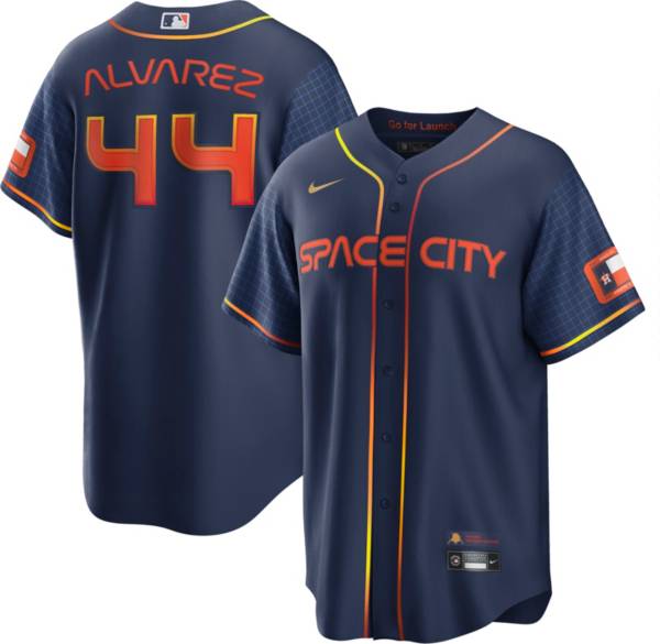 Nike Men's Houston Astros 2022 City Connect Yordan Álvarez #44 Cool Base Jersey