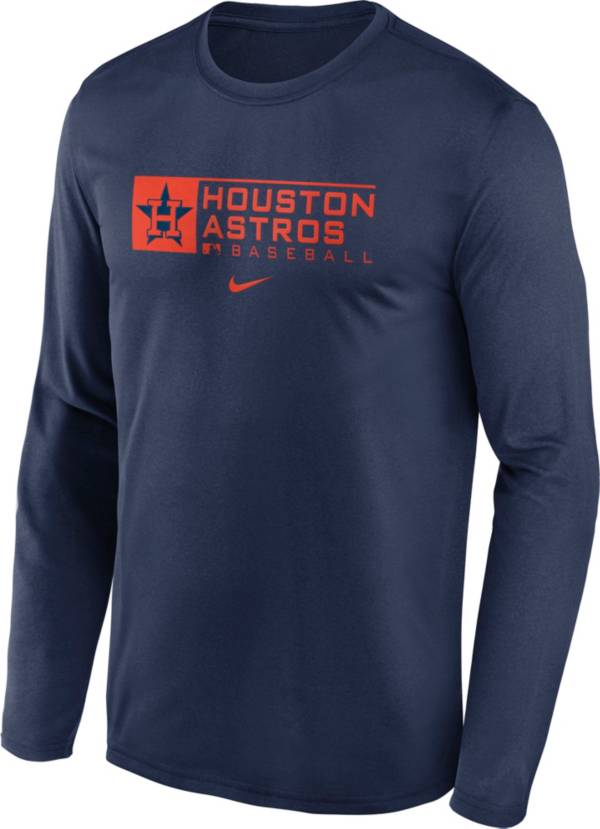 Nike Men's Houston Astros Navy Legend Issue Long Sleeve T-Shirt product image
