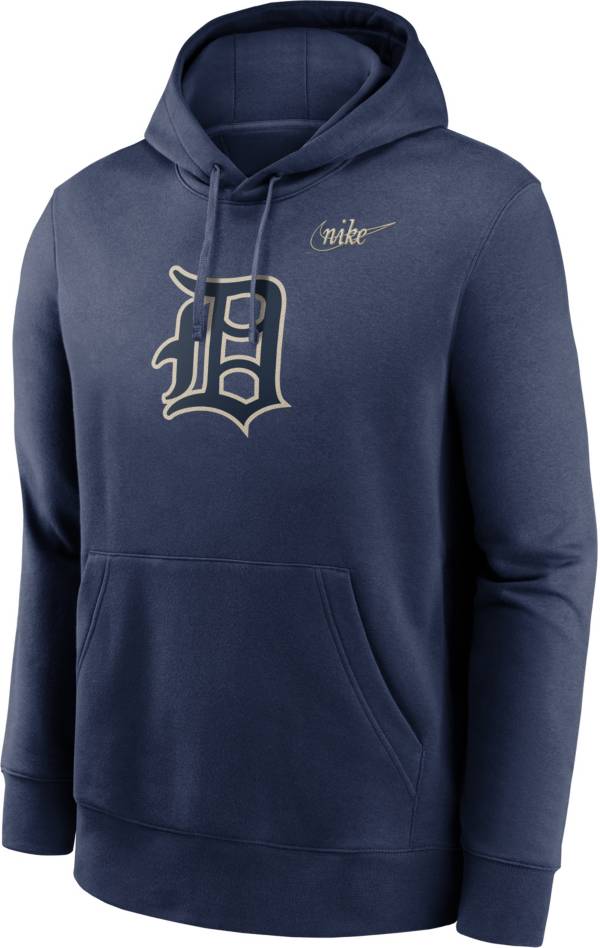 Nike Men's Detroit Tigers Navy Cooperstown Club Hoodie