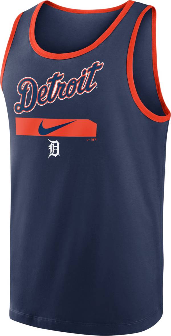 Nike Men's Detroit Tigers Navy Cotton Tank Top product image
