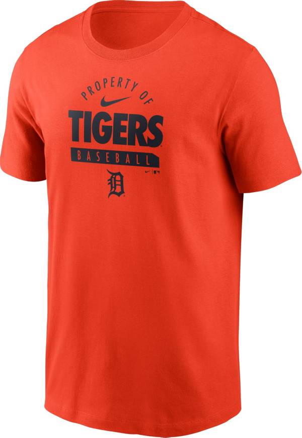 Nike Men's Detroit Tigers Orange ‘Property Of' T-Shirt