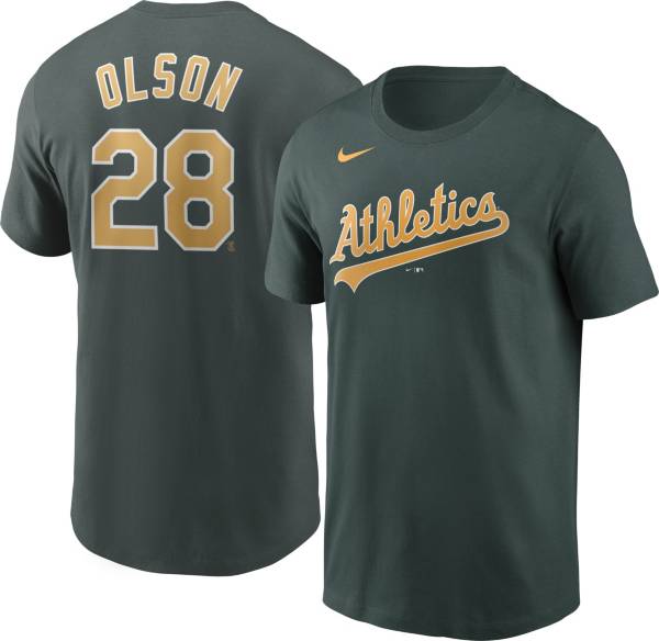 Nike Men's Oakland Athletics Matt Olson #28 Green T-Shirt product image