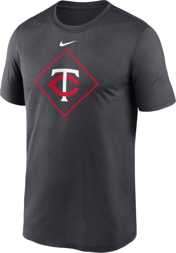 Nike Men's Minnesota Twins Charcoal Legend Icon T-Shirt