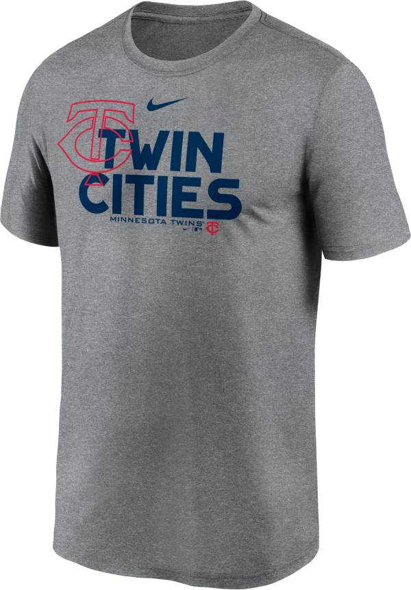 Nike Men's Minnesota Twins Gray Legend T-Shirt