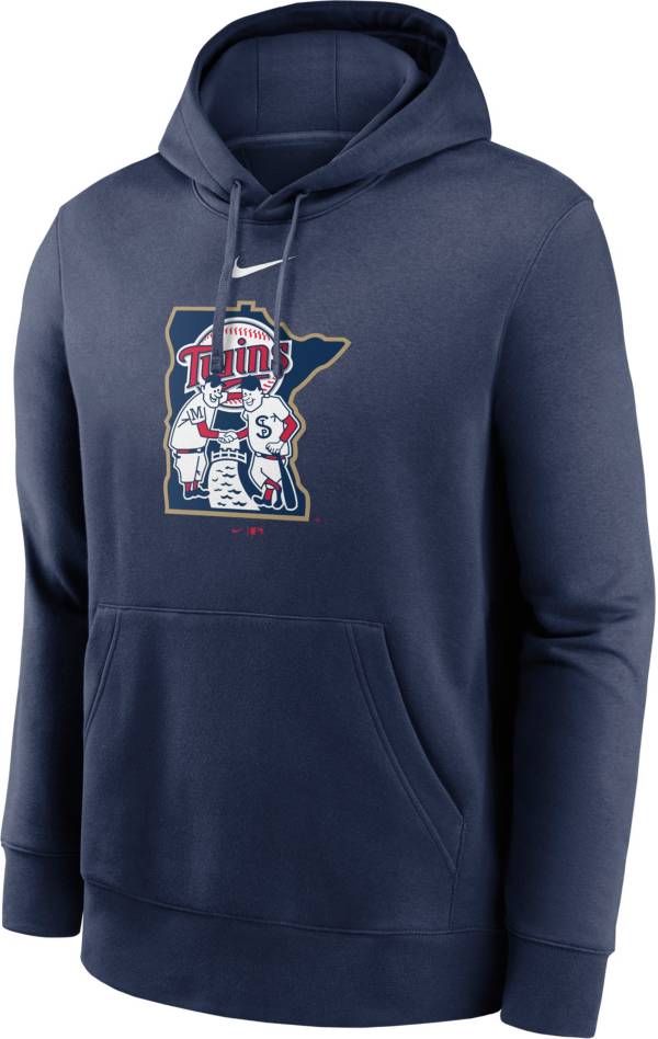 Nike Men's Minnesota Twins Navy Club Fleece Hoodie