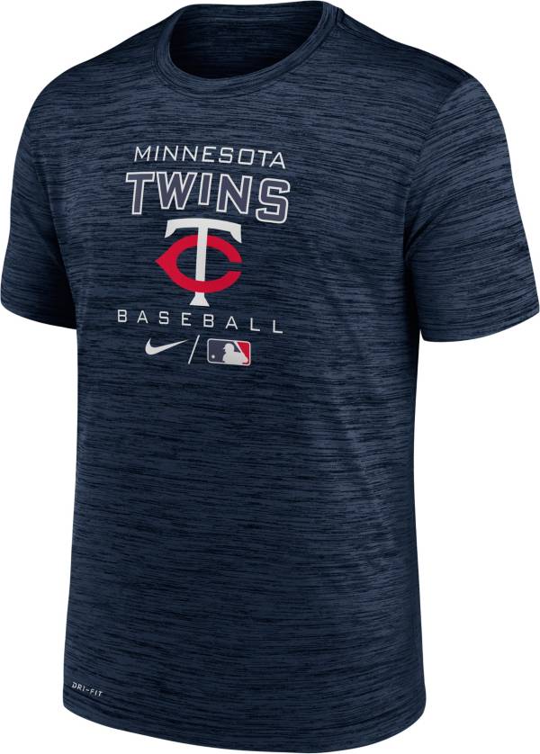 Nike Men's Minnesota Twins Navy Legend Velocity T-Shirt