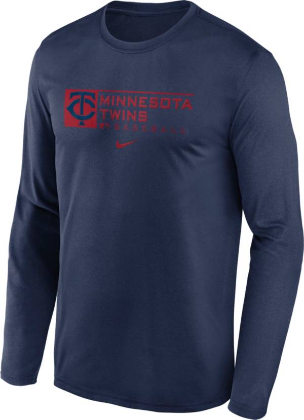 Nike Men's Minnesota Twins Navy Legend Issue Long Sleeve T-Shirt