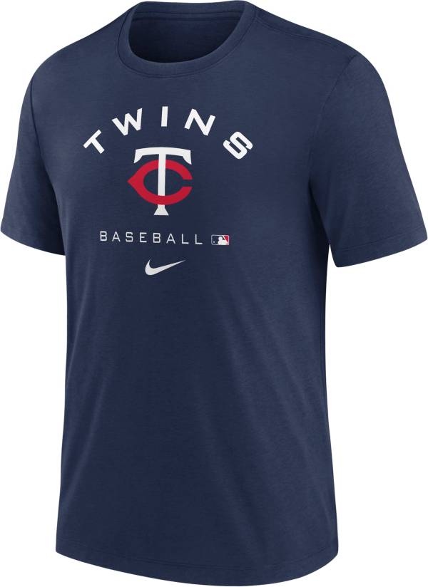 Nike Men's Minnesota Twins Navy Early Work T-Shirt