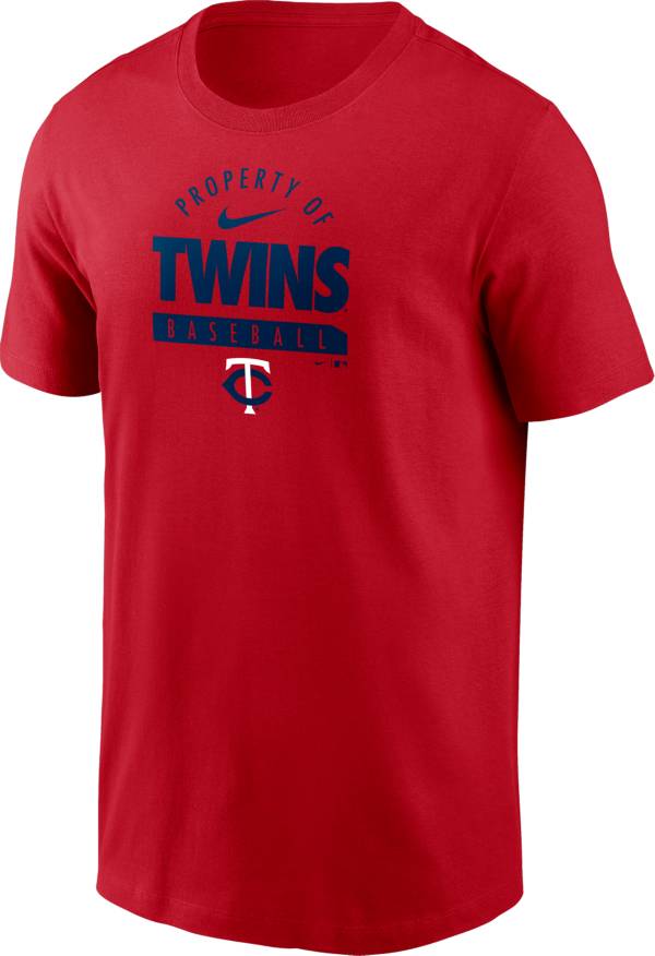 Nike Men's Minnesota Twins Red 'Property of' T-Shirt