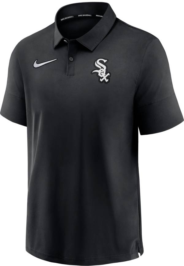 Nike Men's Chicago White Sox Black Authentic Collection Flex Franchise Polo