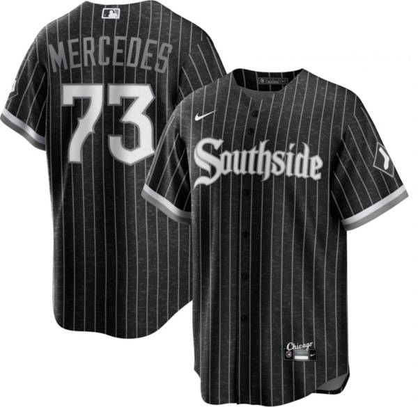 Nike Men's Chicago White Sox Yermin Mercedes #73 2022 City Connect Cool Base Jersey