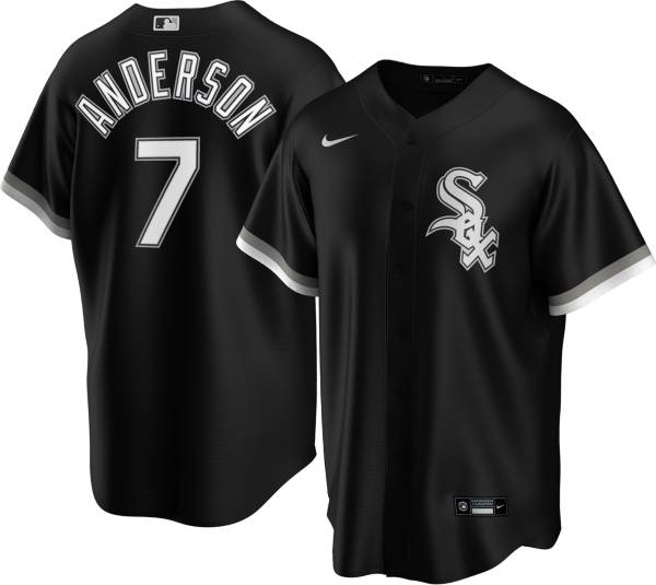 Nike Men's Replica Chicago White Sox Tim Anderson #7 Cool Base Red Jersey