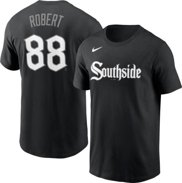 Nike Men's Chicago White Sox Luis Robert #88 Black 2021 City Connect T-Shirt