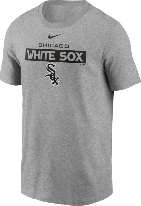 Nike Men's Chicago White Sox Gray Cotton T-Shirt