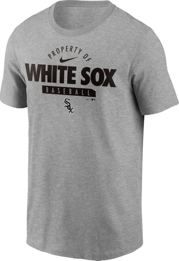 Nike Men's Chicago White Sox Grey ‘Property Of' T-Shirt