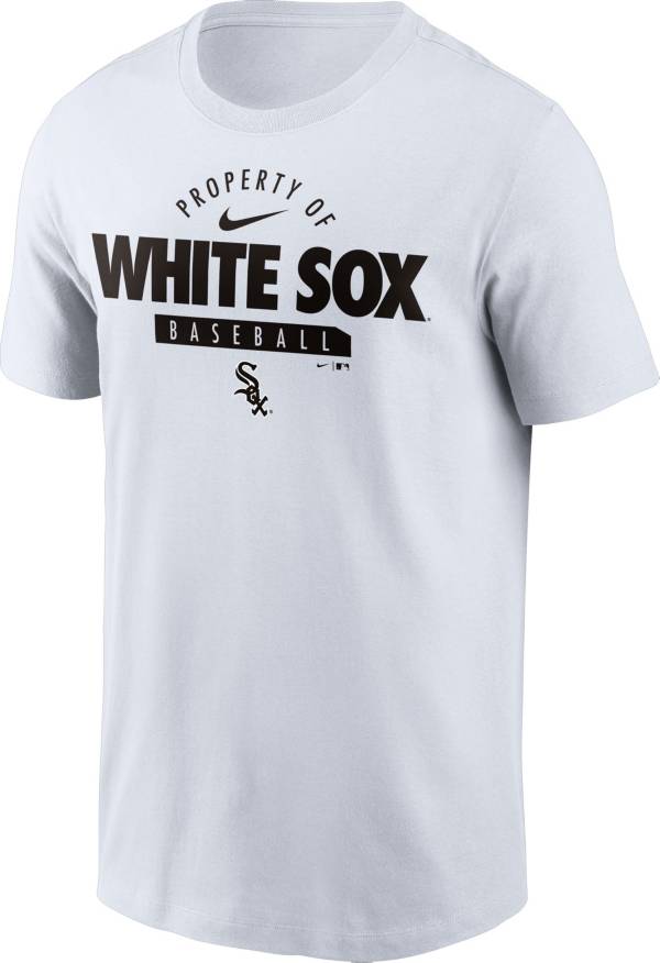 Nike Men's Chicago White Sox White ‘Property Of' T-Shirt