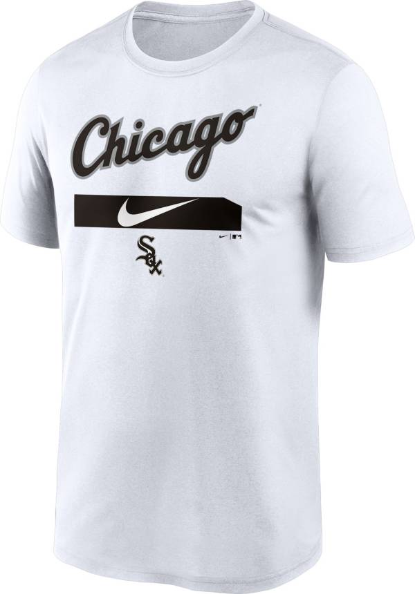 Nike Men's Chicago White Sox White Practice Cotton T-Shirt