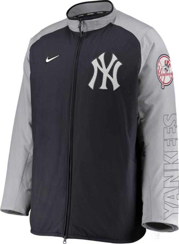 Nike Men's New York Yankees Blue Authentic Collection Dugout Full-Zip Jacket