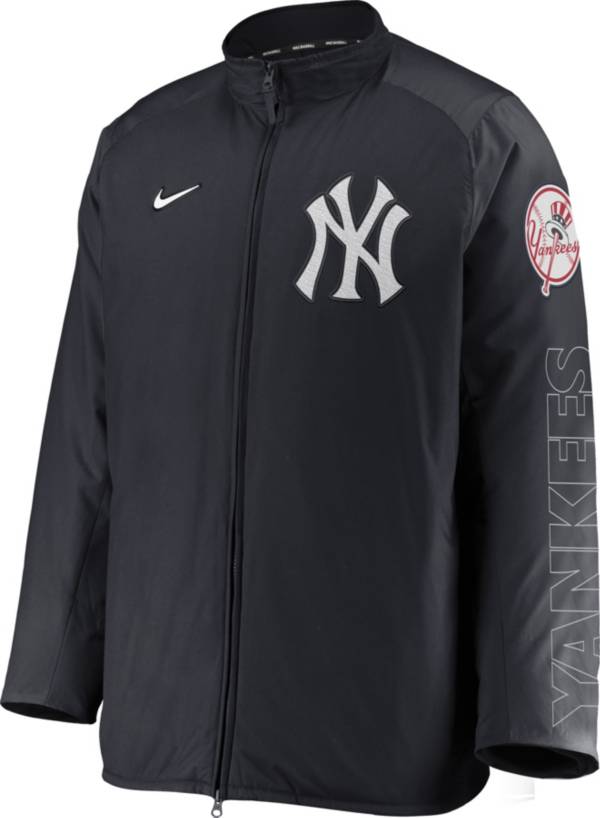 Nike Men's New York Yankees Blue Authentic Collection Dugout Full-Zip Jacket