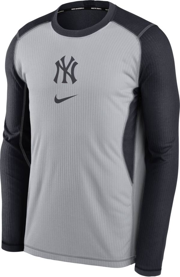 Nike Men's New York Yankees Black Authentic Collection Game Long Sleeve ...