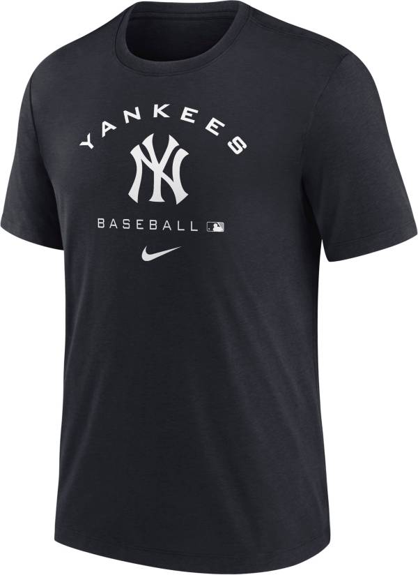 Nike Men's New York Yankees Blue Early Work T-Shirt product image