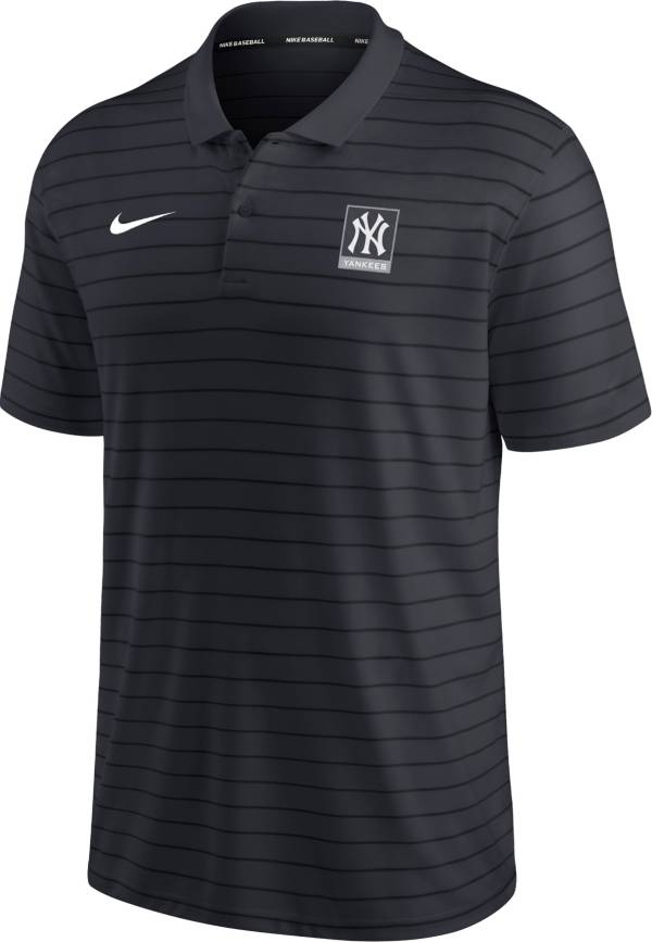 Nike Men's New York Yankees Blue Striped Polo