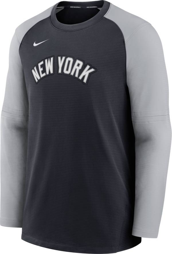 Nike Men's New York Yankees Blue Authentic Collection Pre-Game Long Sleeve T-Shirt