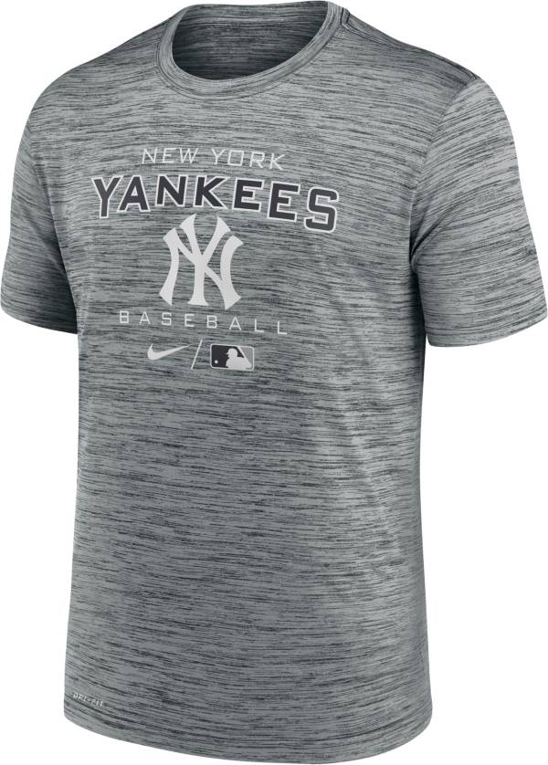 Nike Men's New York Yankees Gray Legend Velocity T-Shirt