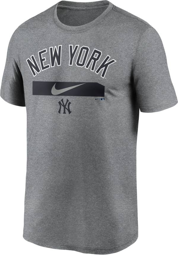 Nike Men's New York Yankees Grey Legend Practice T-Shirt