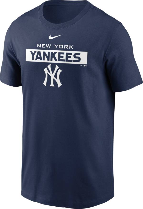 Nike Men's New York Yankees Navy Cotton T-Shirt