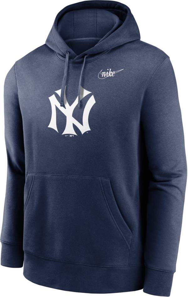 Nike Men's New York Yankees Navy Club Logo Pullover Hoodie product image