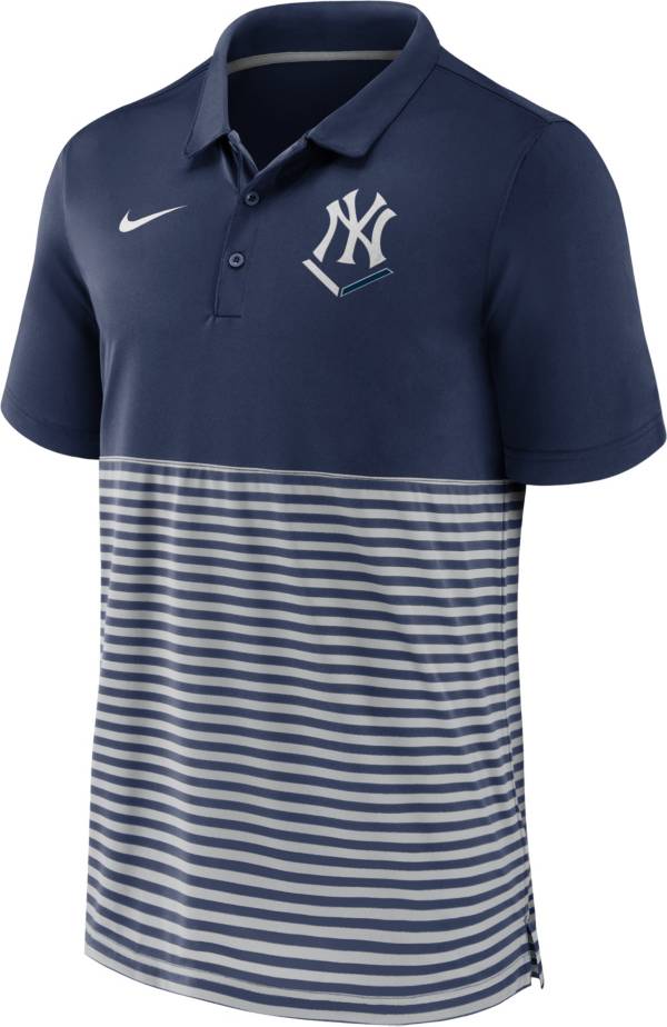 Nike Men's New York Yankees Stripe Red Polo