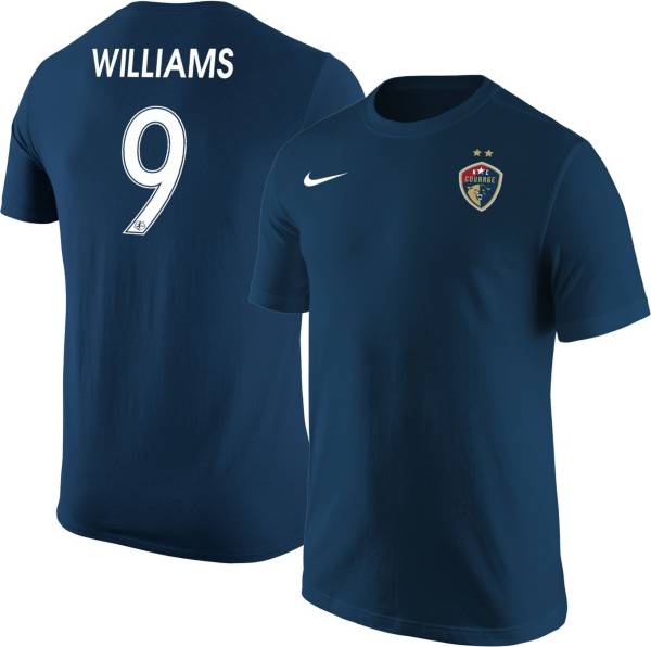 Nike North Carolina Courage Lynn Williams #9 Navy T-Shirt