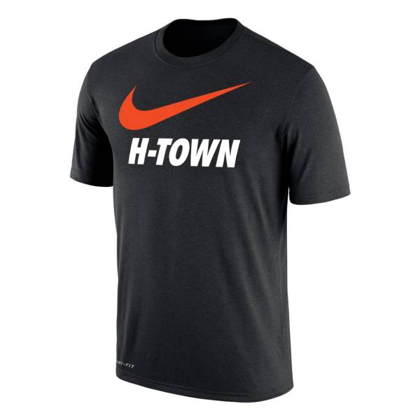 Nike Houston Dash Swoosh Black T-Shirt