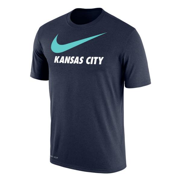 Nike Kansas City Swoosh Navy T-Shirt