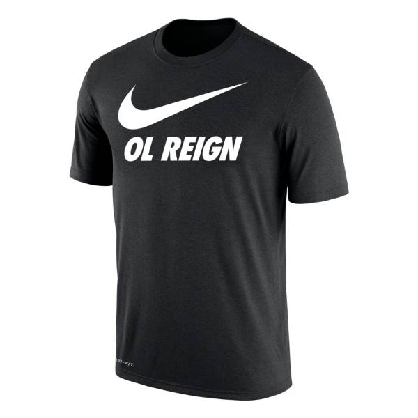Nike OL Reign Swoosh Black T-Shirt