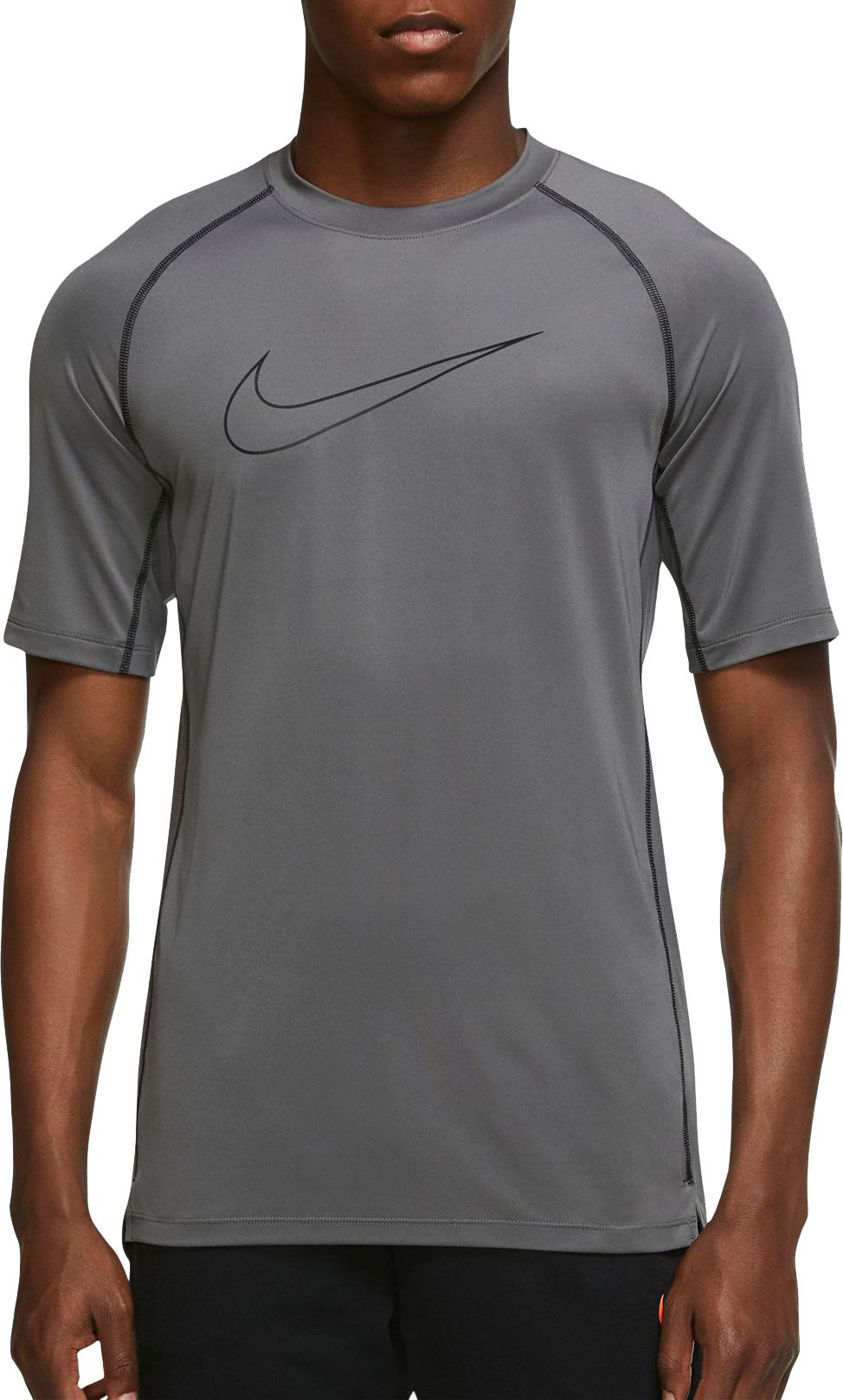 nike men's pro short sleeve fitted top