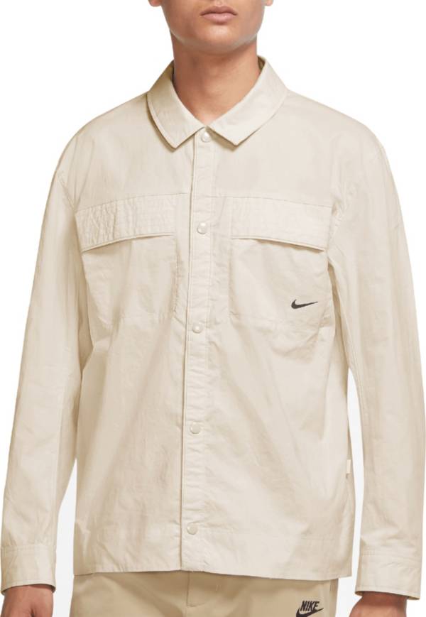 Nike Men's Essentials Woven Button Up Top