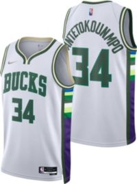Swingman Basketball Jersey Stitched Giannis Antetokounmpo #34 Milwaukee Bucks 