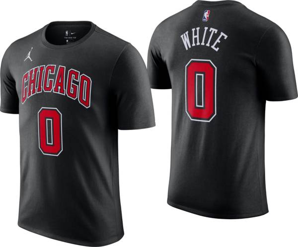 Nike Men's Chicago Bulls Coby White #0 Black T-Shirt
