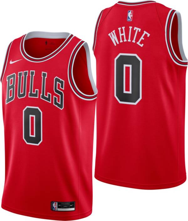 Nike Men's Chicago Bulls Coby White #0 Dri-FIT Icon Edition Jersey