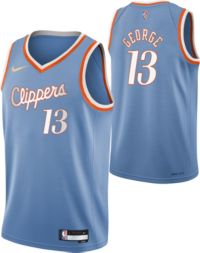 City Edition Paul George #13 Los Angeles Clippers Basketball Jerseys Black 