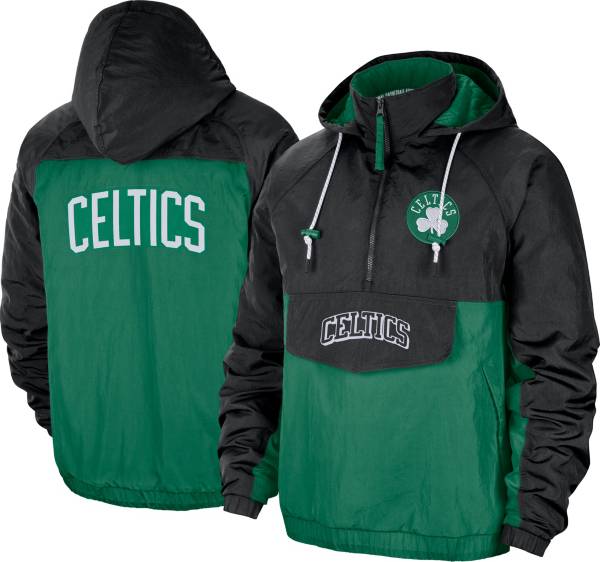 Nike Men's 2021-22 City Edition Boston Celtics Black ½ Zip Jacket